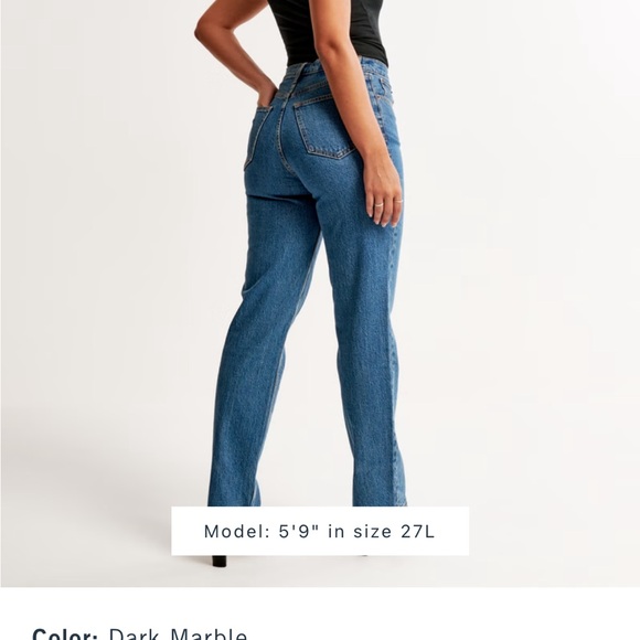 Abercrombie & Fitch Denim - Abercrombie and fitch curve love 90’s ultra high rise